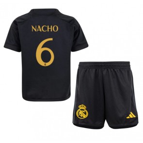 Real Madrid Nacho #6 Tredjeställ Barn 2023-24 Kortärmad (+ Korta byxor)